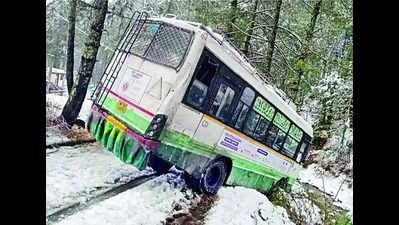 500 roads closed: In Himachal Pradesh, avalanches block flow of Chenab river, bury shops at Lahaul