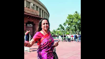 Hema Malini, fielded for 3rd time from Mathura, banks on ‘Jat bahu’ status