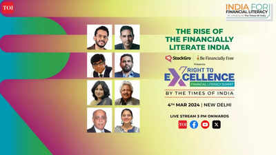 TOI’s new campaign ‘India for Financial Literacy’ kicks off with summit promoting finance education