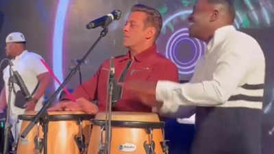 Akon and Salman Khan's impromptu jugalbandi steals the show at the Ambani pre-wedding bash