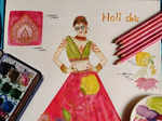Anant-Radhika pre-wedding festivities: Students create AI looks and sketches for the guests