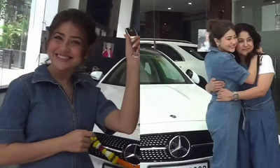 Yeh Hai Mohabbatein fame Aditi Bhatia buys a luxurious car; celebrates the moment with family