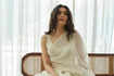 Karishma Tanna mesmerizes in a serene white saree, looking straight out of a dream