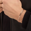 Buy Classic Love Diamond Silver Bracelet For Men - Brantashop