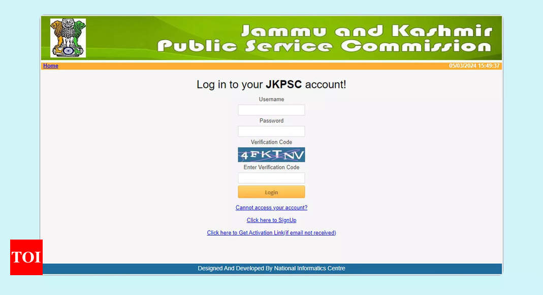 JKPSC CCE Mains 2024 registration opens at jkpsc.nic.in; Check direct link here