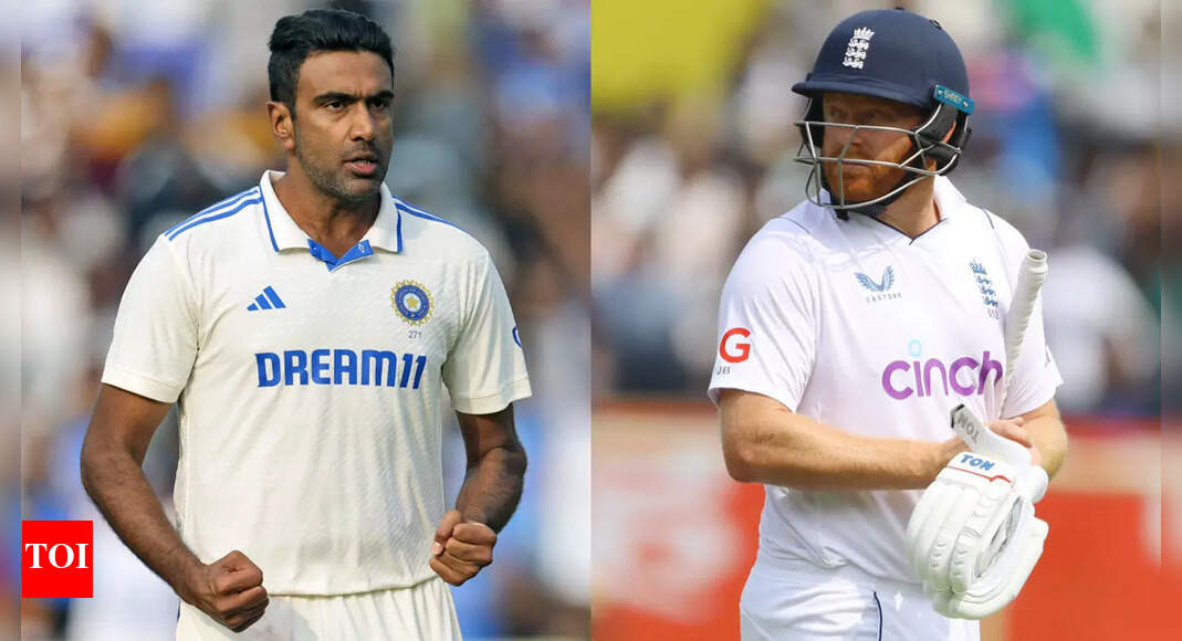 Ashwin, Jonny Bairstow set for century of Tests together in a rare cricketing moment | Cricket News – Times of India