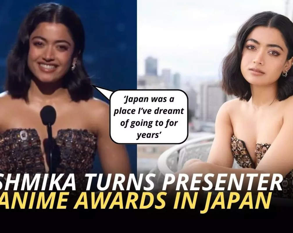 
Rashmika Mandanna shares experience of turning presenter at the Anime Awards in Japan; says 'I am going to keep coming back every year'
