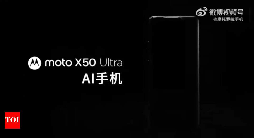 Moto X50 Ultra AI-powered smartphone teased, may launch during F1 China ...