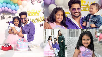 Jassie Gill hosts a princess style birthday celebration for her daughter Roohjas - Video