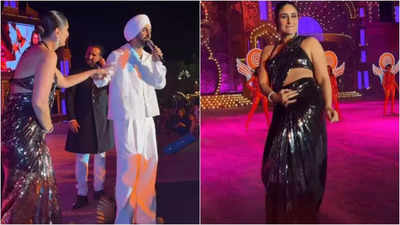 Diljit Dosanjh hilariously dubs Kareena, Kiara Advani, Bill Gates, Mark Zuckerberg and other celebs dancing on his performance at Anant Ambani and Radhika Merchant's pre-wedding celebrations