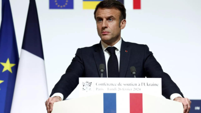 France President Macron urges Ukraine's allies not to be 'cowards'