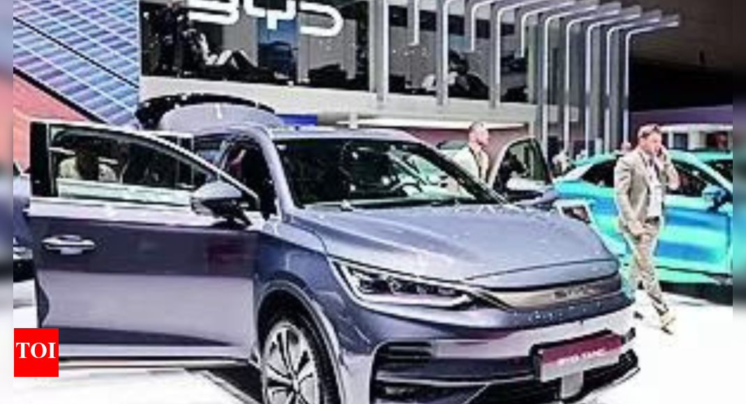 China’s BYD looks to reach 90% of EV mkt in India this year – Times of India