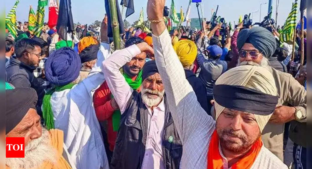 Farmers' Protest: 'Delhi Chalo' March To Restart Amid Tight Security At ...