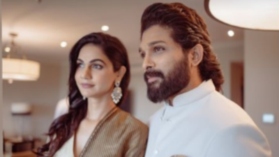 Allu Arjun pens a lovey-dovey note to his wife Sneha Reddy on their 13th wedding anniversary