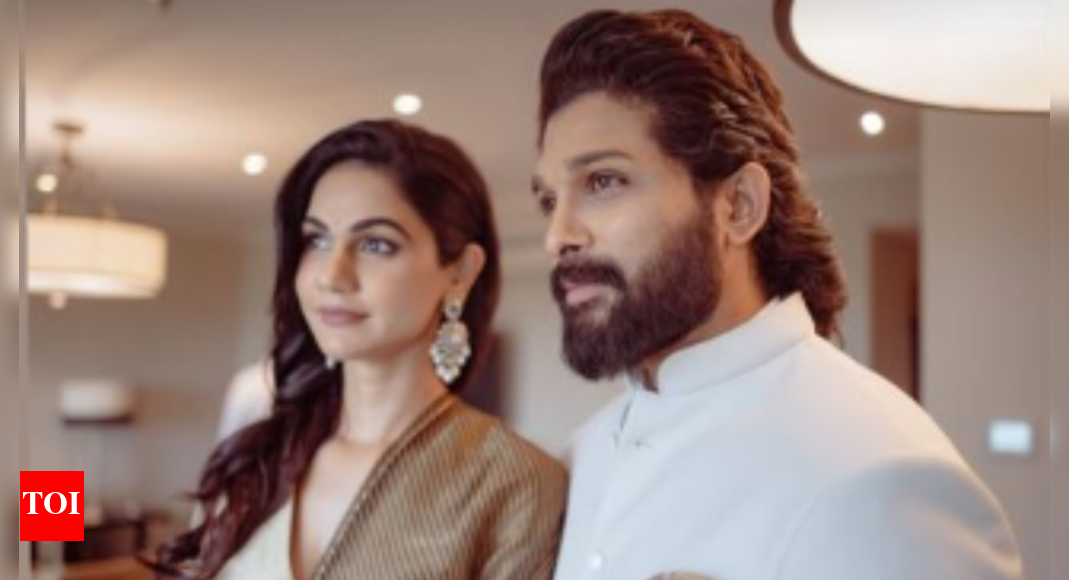 Allu Arjun pens a loveydovey note to his wife Sneha Reddy on their