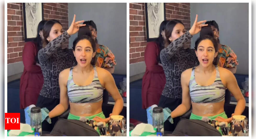 Sara Ali Khan as she suffers burns on the belly