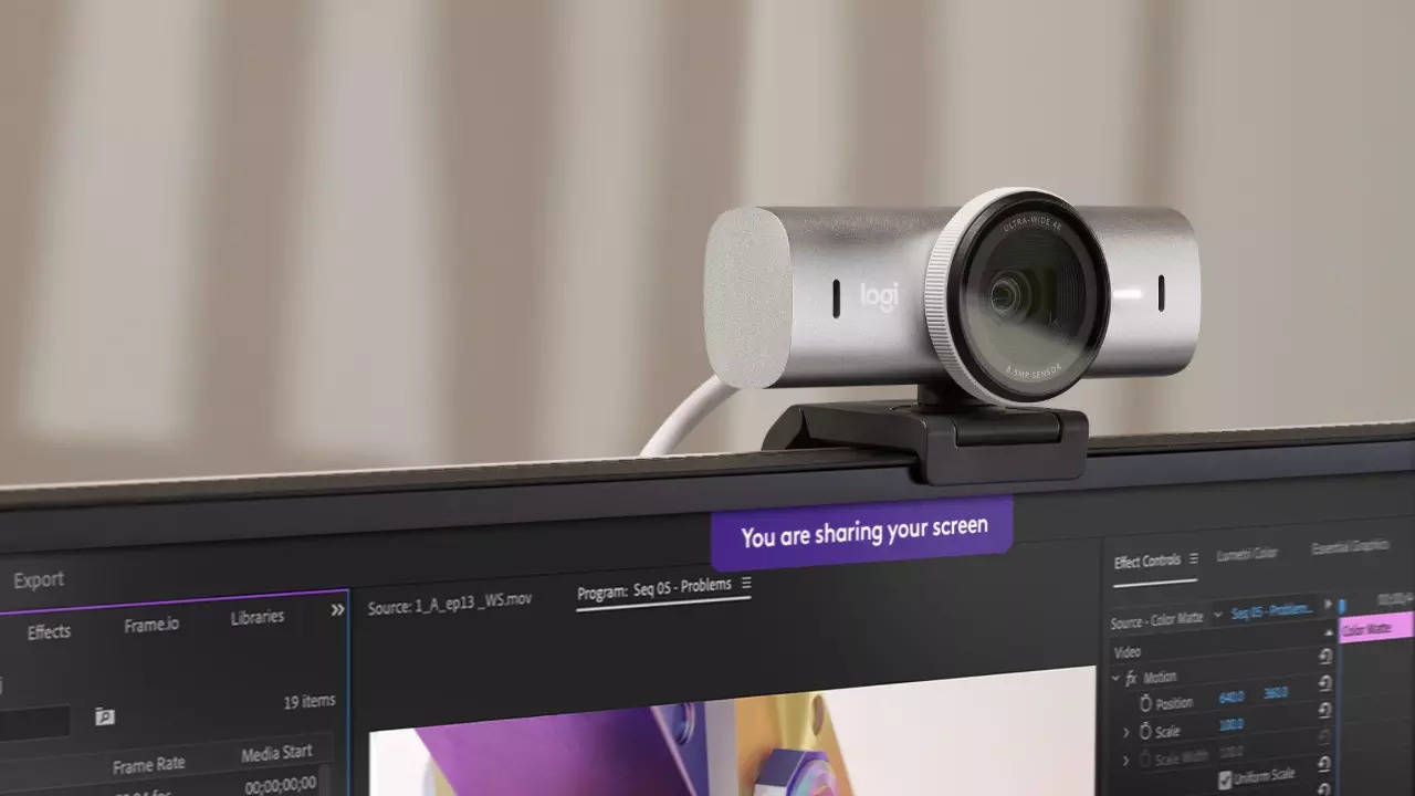 Logitech MX Brio 4K webcam announced at Rs 24,995: All the details - Times  of India