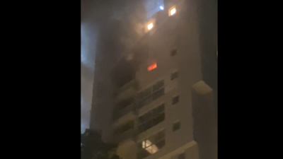 Fire erupts in 17-storey building in Bandra