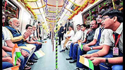 Life on a Metro with PM: First under-river commuters happy to be part of history