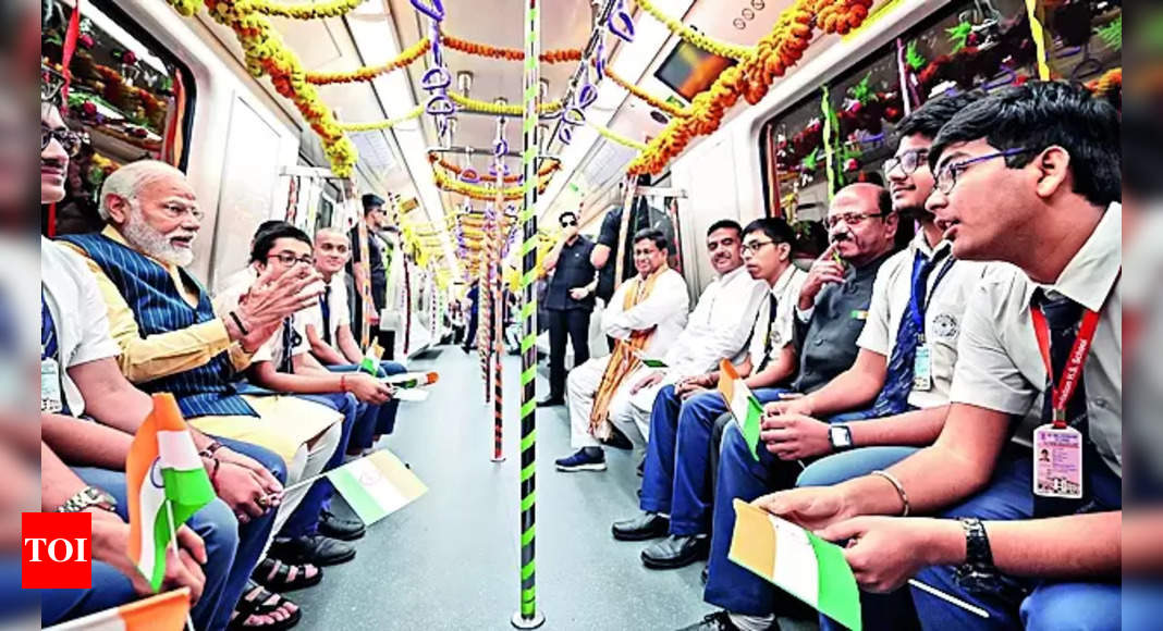 Excitement over Navi Mumbai Metro on Day 1: Over 5,000 passengers in 4  hours