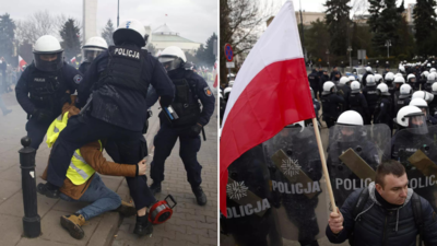 Farmers threaten to bring Poland to a halt after police clashes