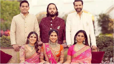 Anant Ambani-Radhika Merchant, Isha-Anand, Akash-Shloka look regal as ...