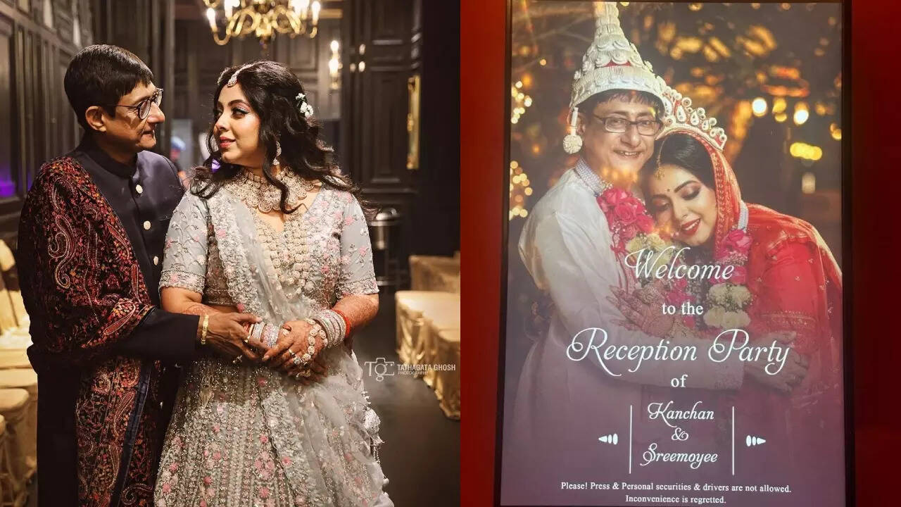 Personal securities and drivers not allowed; Kanchan and Sreemoyees  reception rule sparks online outrage - Times of India