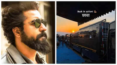 Vicky Kaushal resumes shooting for 'Chhaava' after recovering from injury: 'Back in action' - See photo