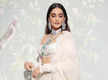 
Sonam Kapoor is a vision to behold in a white and silver floral printed lehenga
