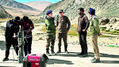 Colonel moves mountains, builds roads on China border
