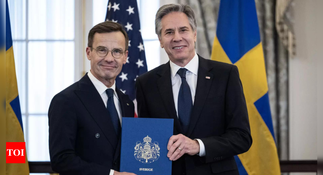 Sweden finally in Nato, ends decades of neutrality – Times of India