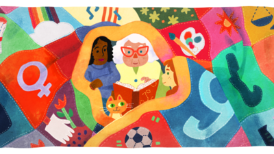 Google celebrates International Women's Day with a colourful doodle