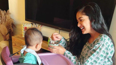 Mommy Ishita Dutta gives an intriguing insight into how she manages her little munchkin Vaayu's daily routine