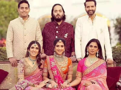 Ambani ladies Isha, Shloka and Radhika stun in colour-coordinated outfits at the Reliance family dinner