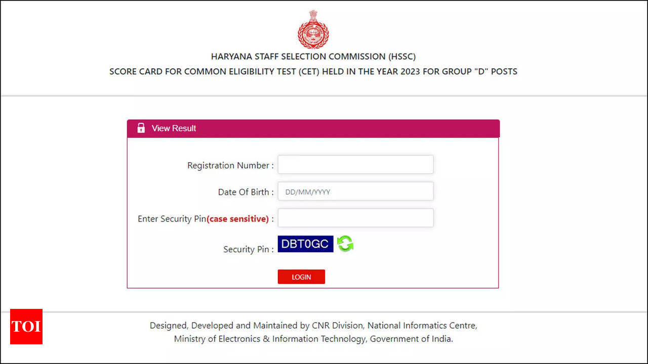 HSSC Group C Admit card 2024: Download Hall Tickets for Groups 20, 44, 55, Haryana Staff Selection Commission