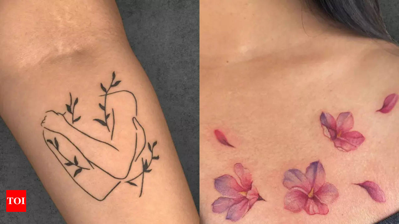 Medium Size Flower Tattoo