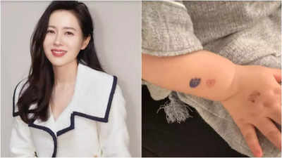 Son Ye Jin indulges in a fun tattoo session with son - See pics
