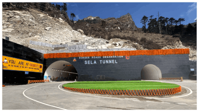 Rain or snow, new tunnel will take troops to China frontier anytime