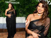 Priyanka rules Beverly Hills in a Sabyasachi sari
