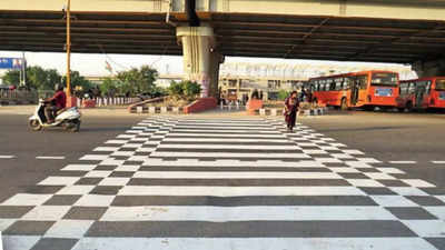Design change, speed calmers: Plan to make 5 crossings safer in Delhi