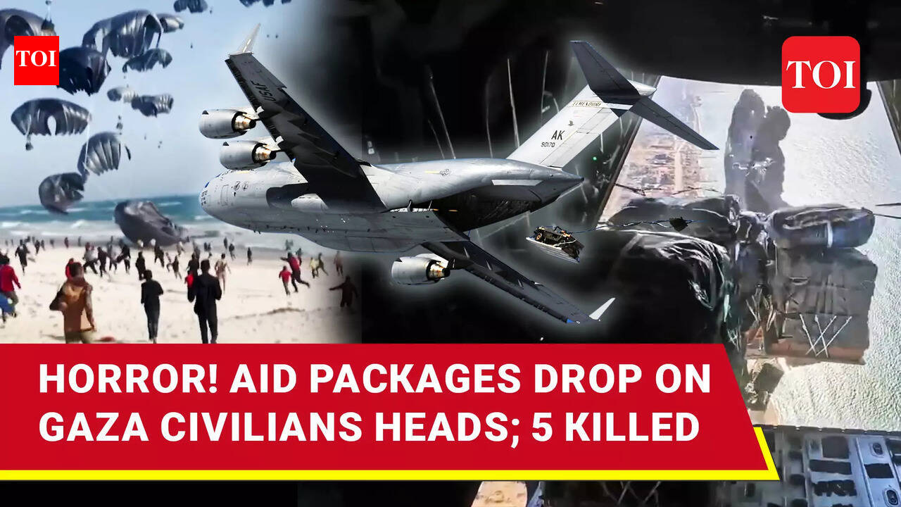 Fatal US humanitarian aid airdrop in Gaza sparks criticism and calls ...