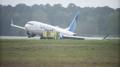 Now, United plane veers off runway