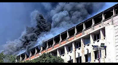 50 offices gutted, Army called in as massive fire engulfs MP secretariat