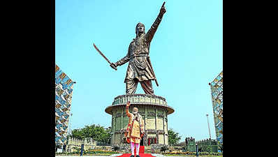 Modi unveils 125-foot statue of Lachit at Jorhat maidam