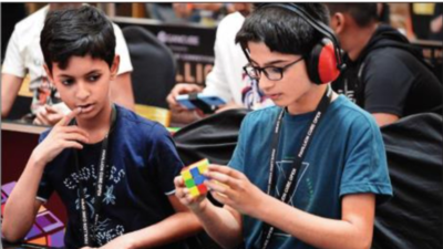With superfast twists and quick turns, speedcubing gains a young following