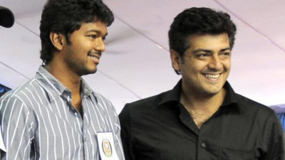 Vijay checks on Ajith after the actor underwent a treatment in hospital!