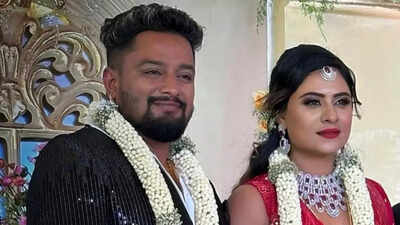 Deepika Das and Deepak's lavish reception celebration steals the spotlight  - Times of India