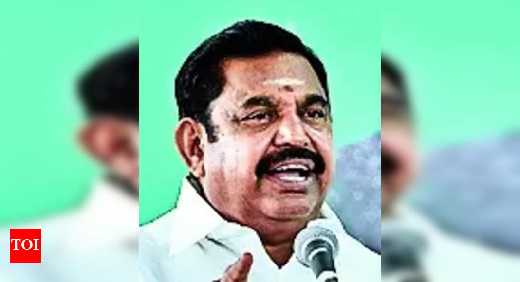 EPS demands resignation of CM Stalin and sports minister Udhayanidhi in ...