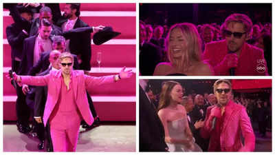Ryan Gosling's 'I'm Just Ken' performance hailed as 'greatest moment' in Oscar history; Emma Stone suffers wardrobe malfunction during sing-along