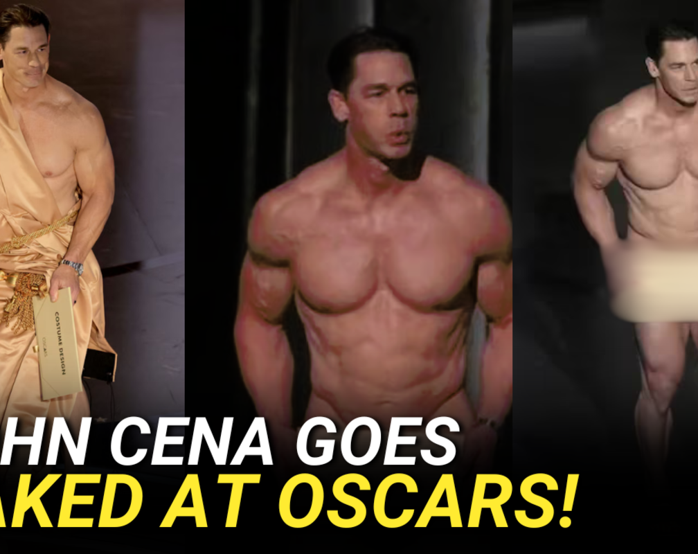 
John Cena goes nude at Oscars 2024 to present Best Costume Award | Watch
